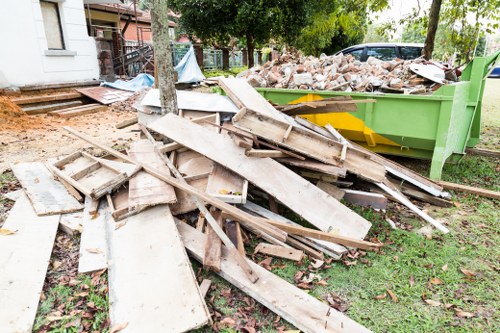 Professional team performing office clearance in Shepperton